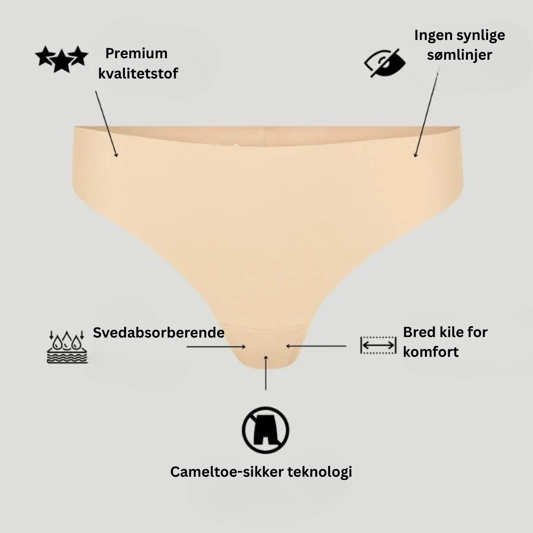 Luxeora™ usynligt undertøj til kvinder, der forhindrer kameltæer – åndbart og behageligt