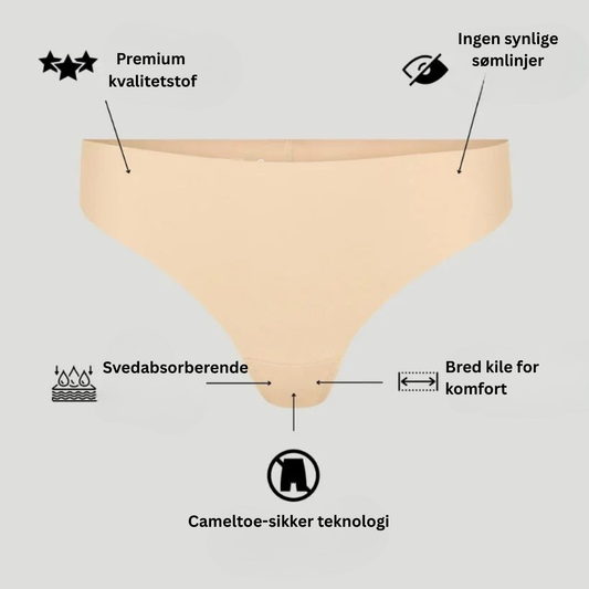 Luxeora™ usynligt undertøj til kvinder, der forhindrer kameltæer – åndbart og behageligt
