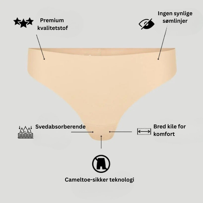 Luxeora™ usynligt undertøj til kvinder, der forhindrer kameltæer – åndbart og behageligt